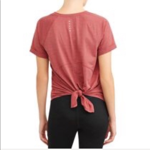 Athletic Works Active Tie Back Short Sleeve - Picture 4 of 7